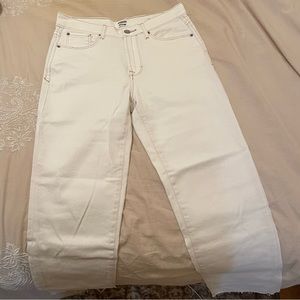 KENSIE SLIM CREAM JEANS